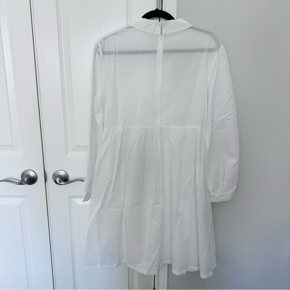 Candy Stripper White Ribbon Boxy Collared Dress Japan J Fashion - Picture 2 of 6